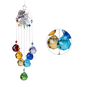 Kristaller topu prizmalar Suncatcher pencere gökkuşağı makinesi kelebek asılı süsleme - Product Image 1