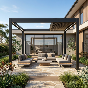 Pergola motorisée série RKOVEE |   Toit rétractable avec design extérieur intelligent - Product Image 3
