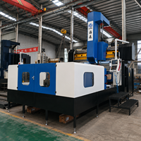 Machine de fraisage CNC à portique robuste pour le perçage et le fraisage de précision de grandes structures en acier