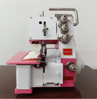 Machine à coudre surjeteuse domestique Jukky FN2-4D, neuve, configuration mécanique à lit plat pour points surjeteurs, usage domestique