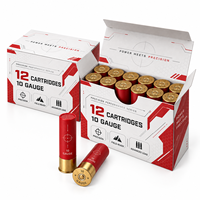 Boîte à munitions en carton personnalisée, laminée mate, avec logo en relief, emballage en carton pour le stockage des munitions