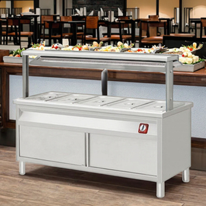 Electric Commercial Kitchen Catering <strong>Buffet</strong> Bain Marie <strong>New</strong> Style 5 Pans Food Warmer Display Counter Warming &amp; Holding Equipment - Product Image 4