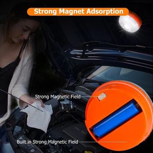 Luce Stroboscopica LED Magnetica Omologata V16, Lampada di Emergenza per Auto, Segnalatore Luminoso a Batteria, Lampeggiante Bicolore - Product Image 3