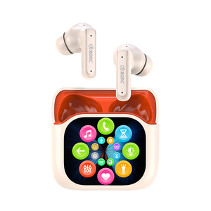 Headphone In-Ear nirkabel BT 5.4, Earphone cerdas layar sentuh Ai translasi 144 bahasa - Product Image 1