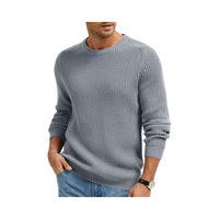 Pull en maille épaisse à col rond pour homme Imuedaen, manches longues, pull d'hiver chaud, autre motif, fabriqué en Chine