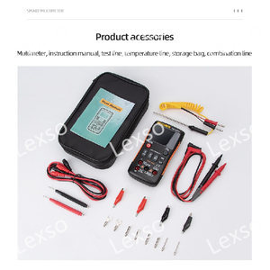 Multimètre numérique Q1 9999, testeur analogique professionnel True RMS, multimètre DIY pour transistors, condensateurs et mesure NCV - Product Image 2