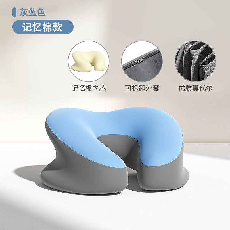 Beauty sleeping pillow-gray blue