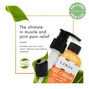 קרם חם להרזיה מותג פרטי, ג'ל עיסוי לשריפת שומן, תחושה מרגיעה ומרגיעה לעיסוי יומי להרזיה - Product Image 4