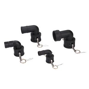 2 "dn50 ibc Clock त्वरित युग्मन एडाप्टर 90 डिग्री कोण वाल्व फिटिंग के लिए उपयुक्त है, pp ib tte स्टेनलेस स्टील तेल पानी गैस हेड बॉक्स - Product Image 1