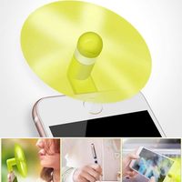 Mini ventilateur USB Type C Lightning 2 en 1 pour téléphone portable avec logo, cadeaux personnalisés de marque, ventilateur 3 en 1 pour téléphone portable pour iPhone