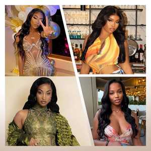 Perruque synthétique Body Wave en gros, ajustement confortable, facile à porter, texture douce et légère, noir naturel, dentelle transparente, tendance - Product Image 6