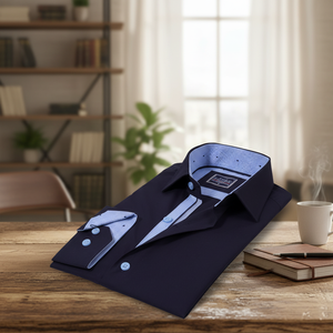 เสื้อคอปกทหารเรือชายด้านในและกระดุมข้อมือ - Product Image 3