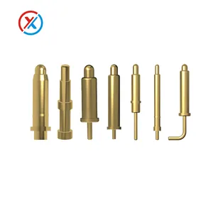 Pogo Pin Fineer Plugboard Buigen Type Pin Pogo Goud Aluminium Lage Hoge Stroom Pogopin Type C Pogo Pin