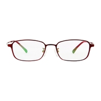 Nueva montura óptica cuadrada de titanio puro con montura completa, clásica, versátil, sencilla, exquisita, unisex, para desplazamientos diarios, etc. JNLOO