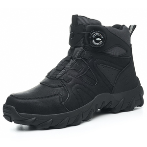 <span class=keywords><strong>Scarpe</strong></span> <span class=keywords><strong>Antinfortunistiche</strong></span> di Alta Qualità, Stivali da Lavoro in Pelle con Fibbia Girevole, <span class=keywords><strong>Scarpe</strong></span> Industriali con Punta in Acciaio Standard Europeo - Product Image 2