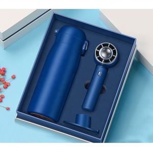 Coffret Cadeau Vert Moderne FX GIFT – Bouteille d'Eau en Acier Inoxydable, Sèche-Cheveux, Parapluie, Ventilateur – Personnalisable pour la Fête des Mères et Pâques - Product Image 4