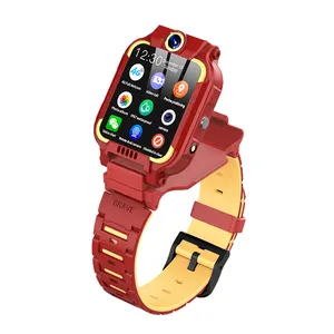 Çocuklar akıllı saat Sim kart ile Ip67 su geçirmez Sos kamera Smartwatch telefon Gps takip cihazı çocuklar için izle