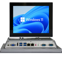 Axtron 10,4 pouces PC industriel tout-en-un avec écran tactile, étanche IP65, sans ventilateur, Windows/Linux, tablette embarquée robuste, en stock