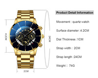Montre Homme Quartz Affaires Décontractée à Calendrier en Alliage, Montre Bracelet Tendance pour Homme