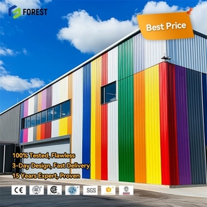 Usine de transformation alimentaire préfabriquée en acier lourd à grande portée avec services de soudage, de pliage et de découpe - Product Image 1