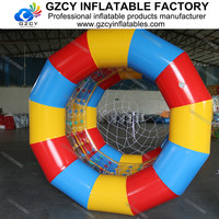 Bâche en PVC de 0,9 mm pour usage commercial extérieur, jouets gonflables flottants, étanches, certifiées CE/EN71/TUV, capacité 100-500 kg pour l'eau