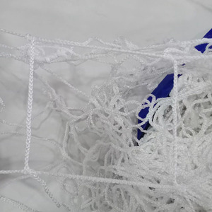 Высокое качество белый PP без узлов 3 мм футбольная сетка полный набор для тренировок на открытом воздухе отличное оборудование для корта - Product Image 5