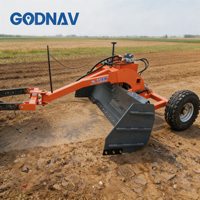 Niveleuse de terrain agricole laser Small Swan PWS330, poids 1100 kg, machine de nivellement de terrain pour l'agriculture industrielle