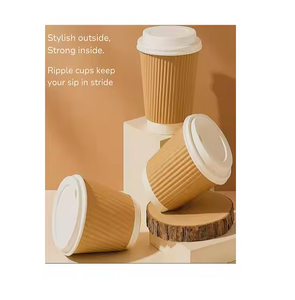 Vaso Desechable Biodegradable de Papel de 480 ml para Uso en el Hogar, la Oficina y Fiestas, Vasos Reciclables - Product Image 5