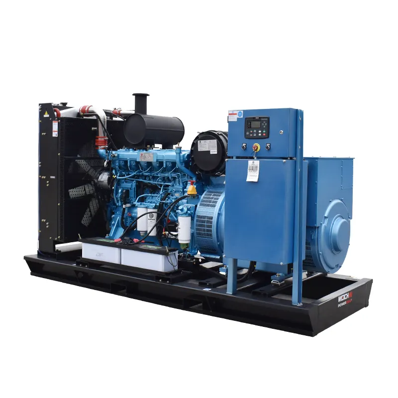 Wholesale price Weichai brand 400 kw 500 kva open type 3 phase diesel power generators with free filter