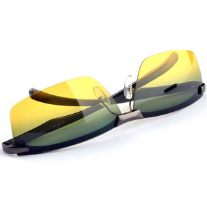 Gafas de sol polarizadas de visión nocturna del <span class=keywords><strong>coche</strong></span> de los hombres gafas de conducir Anti-glare de aleación de conductor gafas de sol UV400 de protección - Product Image 2