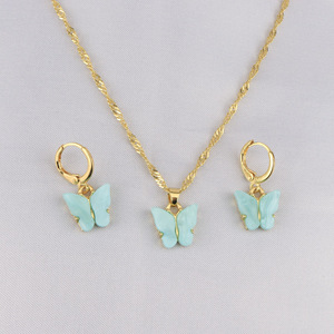 Di modo della collana della farfalla per le donne all'ingrosso N2010291 - Product Image 3