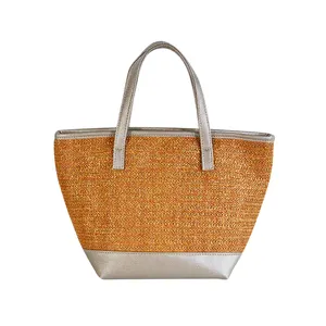 2022 kadın saman çanta rafya plaj çantası alışveriş tote tığ çanta yenilik moda vietnam'da yapılan