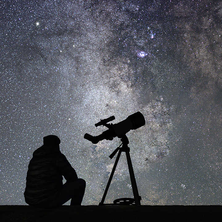 LUXUN  Hot Sale 40070 Astronomical Telescope Blue Professional Skywatcher Telescope for Kids