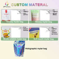Sachet d'emballage personnalisé pour céréales fruits avoine Noix refermable Sac d'emballage en plastique pour céréales petit déjeuner muesli de qualité alimentaire