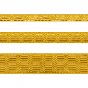 Bordures tressées, rubans, biais argenté doré, sequins, dentelle française brodée écologique, ornements liturgiques, strass - Product Image 1