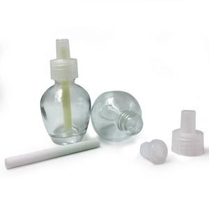 Désodorisant mural Plug In <span class=keywords><strong>Wick</strong></span> Recharges de bouteilles en verre Bouteille vide Plug in <span class=keywords><strong>Diffuseur</strong></span> de <span class=keywords><strong>parfum</strong></span> - Product Image 3