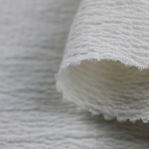 Vente directe usine Nouveau tissu brodé en coton et lin multicolore, crêpe teint en fil - Product Image 3