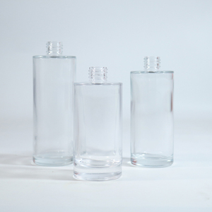 Transparent <strong>Glass</strong> Thickened Cylindrical Aromatherapy Essence Water And Milk <strong>Bottle</strong> Toner Dispensing <strong>Bottle</strong> - Product Image 4