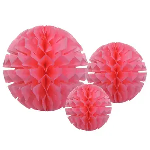 EASTTERN wholesale Tissue Paper Honeycomb Balls set for Birthday and theme party decoration home decor
