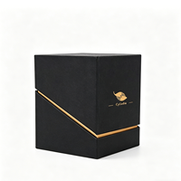 Boîte en papier rigide réutilisable écologique personnalisée avec fermeture magnétique pour fleurs préservées, roses éternelles, emballage cadeau pour bougies