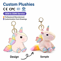 Porte-clés personnalisé en peluche chiot mignon, pendentif de sac tendance, décoration de sac personnalisée écologique en gros, cadeau