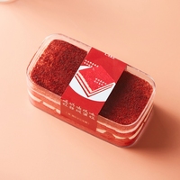 192 pièces boîte à gâteau en plastique de qualité alimentaire emballage de gâteau boîte en acrylique avec couvercle boîte de présentation de stockage décorative conteneur transparent pour bonbons