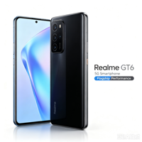 Téléphone mobile Realme GT6 5G 12 Go + 256 Go Octa Core Snapdragon 8 Gen 3 144 Hz 50 MP OIS Charge rapide 100 W Multilingue