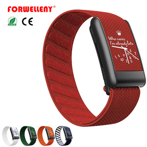 Bracelets de montre en silicone imprimés motif horloge FORWELLENY pour Whoop 5.0/MG Sport, bracelets de remplacement pour hommes et femmes - Product Image 1