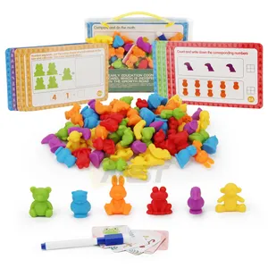 STEM Early Math Manipulatives Pre-school Kids Home Learning Education Counting Bears Animals