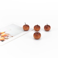 Ornement diffuseur de pomme en bois massif écologique en stock, petite huile essentielle moderne et simple de Noël, parfum de bureau, moustique