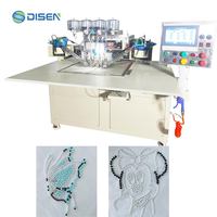 Machine à broder informatisée pour la pose automatique de perles et de pierres, machine à broder intelligente CNC pour la pose de perles et de pierres