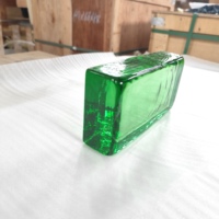 Briques de verre solides sur mesure 200*100*50, briques de verre pour la décoration des murs-rideaux
