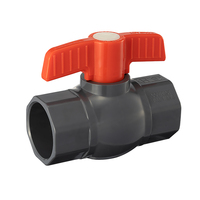 Hot Sale Factory Preise Hellgraue Kompakt ventile Upvc Octagonal Simple Ball Valve