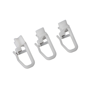Chất lượng cao 100 cái nhựa dài thân thiện với môi Curtain Rail <span class=keywords><strong>Hooks</strong></span> phòng tắm hiện đại phụ kiện cho khách sạn - Product Image 3